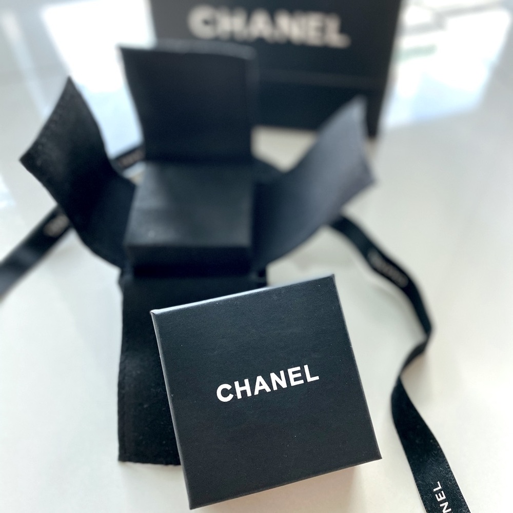 Empty Chanel Earring Storage Box